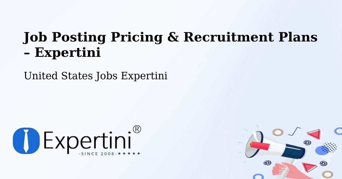 Job Posting Pricing & Recruitment Plans – North Pole - North Pole, United States Jobs Expertini